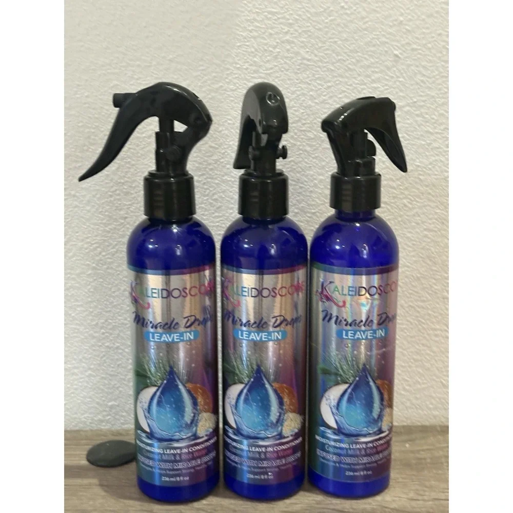KALEIDOSCOPE MIRACLE DROPS LEAVE-IN CONDITIONER COCONUT MILK & RICE WATER /3Pack
